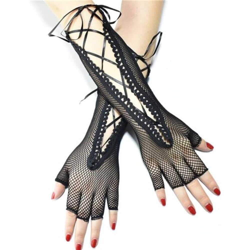 Lace Arm Warmers Lace Gloves for Women - Picture 4 of 7
